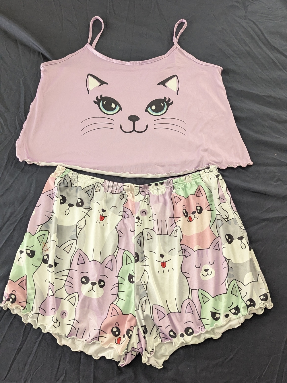 NWOT Kitty Cats Pajama Set